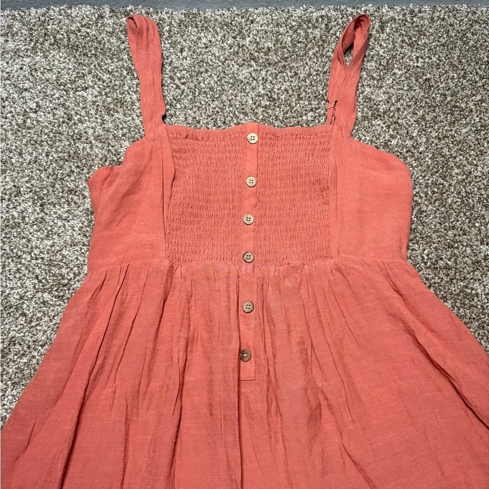 Wishlist Terracotta Button-Front Maxi Dress - Picture 10 of 14